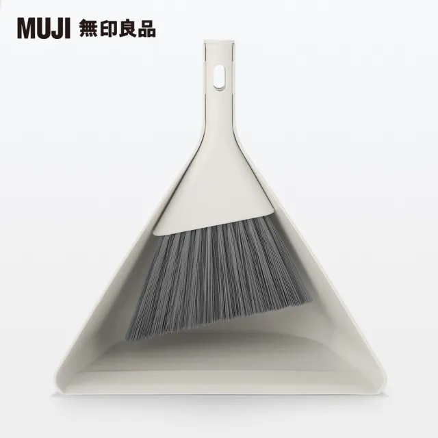 【MUJI 無印良品】掃除系列/戶外用畚箕+掃帚