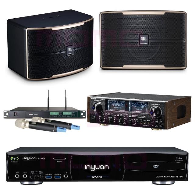 【音圓】S-2001 N2-350+SUGAR AV-8800+ACT-65II+JBL Pasion 10(點歌機4TB+擴大機+無線麥克風+喇叭)
