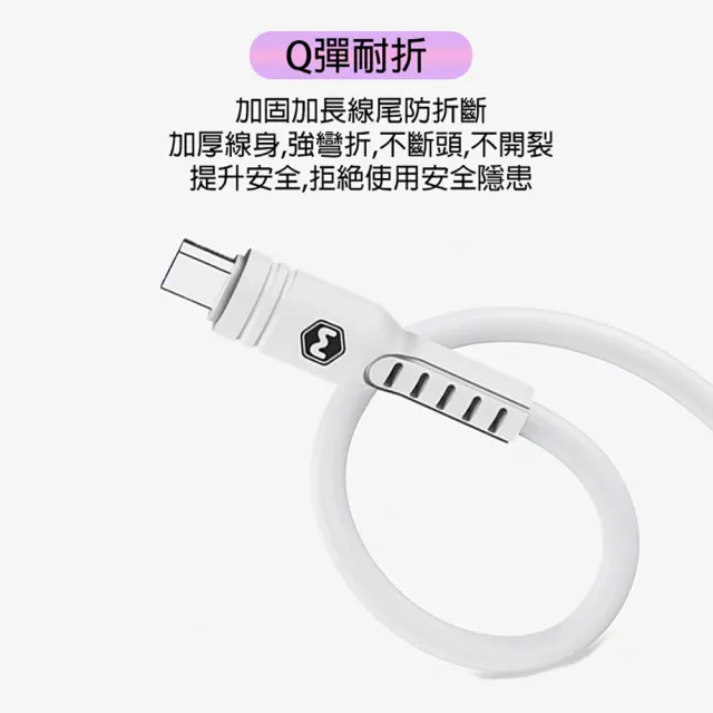 6A快充充電線 傳輸線 2米 micro USB接頭 1組2條(彎頭充電線 加長充電線 傳輸線)