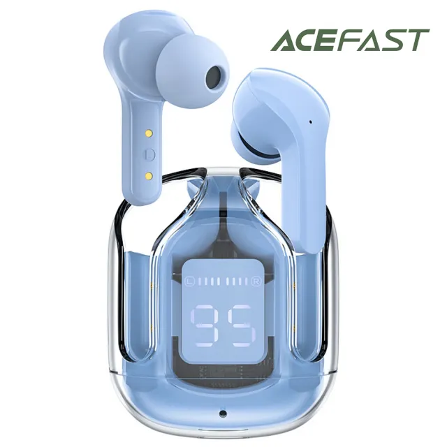 【ACEFAST】T6 小晶彩真無線藍牙耳機(降噪耳機 / 支援快充)