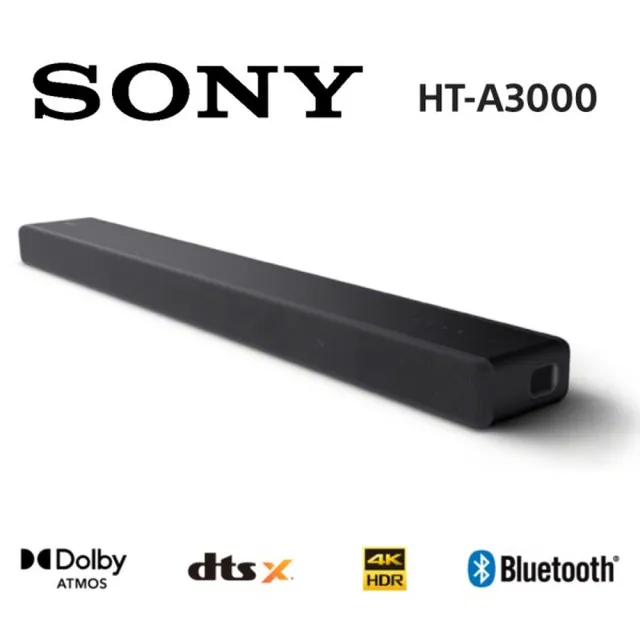 【SONY 索尼】3.1聲道 聲霸 SOUNDBAR(HT-A3000)