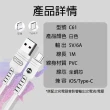 6A快充充電線 傳輸線 1米 TYPE-C 蘋果 1組2條(加長充電線 傳輸線 蘋果 IPHONE 安卓 type-C)