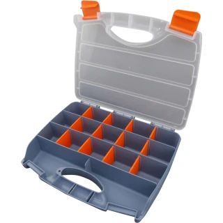 【精準科技】零件螺絲物料盒子 配件收納 組合手提式 玩具盒 收納儲存 五金工具盒(MIT-SB15工仔人)