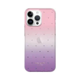【KATE SPADE】iPhone 14系列 精品手機殼 紫色星空(保護殼/手機套)
