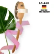 【FALLER 芙樂】德國製 天然馬毛放鬆筋膜按摩刷 深層按摩放鬆肌肉 可拆式(乾刷/沐浴按摩美容/母親節禮物)