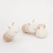 【MARURU】日本製 有機棉毛毛蟲手搖鈴(給寶寶聽覺、視覺、觸覺最好的均衡發展)