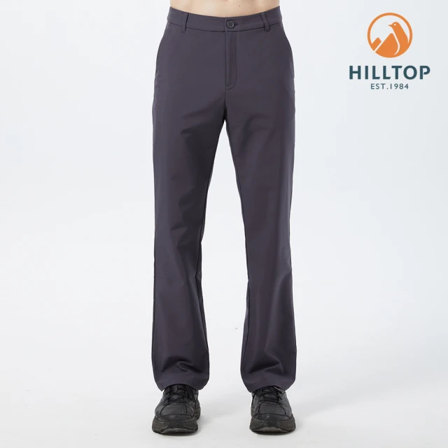【Hilltop 山頂鳥】Biz Pro WINDSTOPPER 男款防風透氣保暖長褲 PH31XMM9 灰