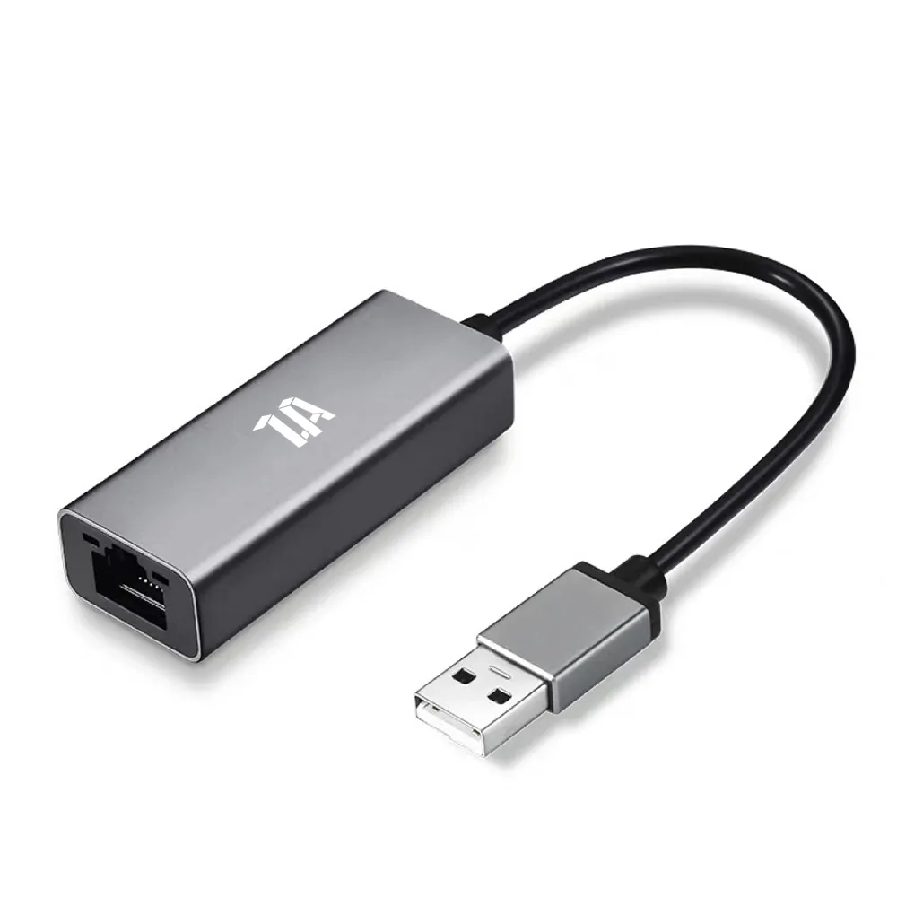 【ZA喆安】Type A to RJ45 1Gbps高速乙太網路卡Hub多功能擴充集線USB轉接器頭(M1/M2 MacBook Type-A網卡)