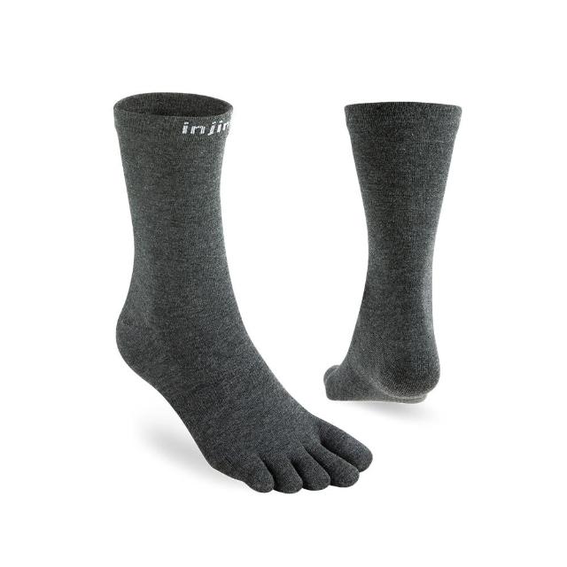 【Injinji】Liner羊毛中筒內襪NX(石板灰)NAA2994(輕薄款 五趾襪 中筒襪 羊毛襪 內襪 中性款)