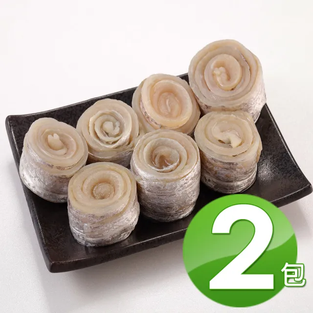 【華得水產】特大白帶魚捲2包組(500g/ 包/約10-15卷)