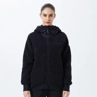 【Hilltop 山頂鳥】Weather Proof Fleece 女款保暖搖粒絨連帽刷毛外套 PH24XFK3 深藍