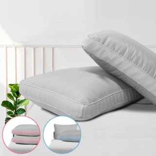 【寢室安居】買1送1 台灣製 雙層石墨烯銀離子可拆洗獨立筒枕(Momo獨家限定款)