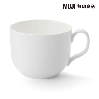 【MUJI 無印良品】骨瓷拿鐵杯/495ml