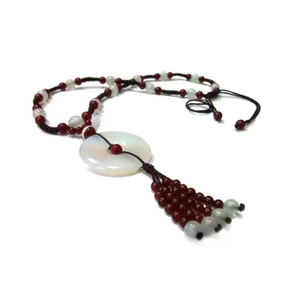 【YC寶石】富貴圓滿白玉髓項鍊(白玉髓)