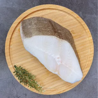 【Camaron 卡馬龍】北大西洋極凍野生厚切鱈魚10入組(大比目魚300公克±10%/片)