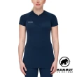 【Mammut 長毛象】Trift T-Shirt W 羊毛混紡短袖排汗衣 女款 海洋藍 #1017-03490