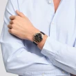 【SWATCH】Irony 金屬Chrono系列手錶 STAIN SHEEN 緞光計時腕錶 金屬錶 男錶 女錶(43mm)