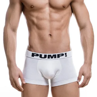 【PUMP】White-Classic-Boxer 男四角褲