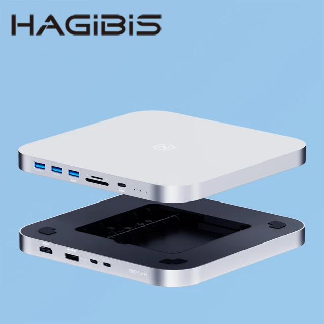 【HAGiBiS】鋁合金Type-C擴充器硬碟盒(MC25ProHD)
