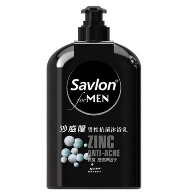 【Savlon 沙威隆】男性抗菌沐浴乳670ml(3入組)