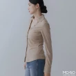 【MO-BO】優質時尚腰身V領襯衫(上衣)