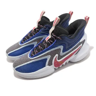 【NIKE 耐吉】籃球鞋 Cosmic Unity 2 EP 藍 黑 紅 再生材質 環保 男鞋(DH1536-002)