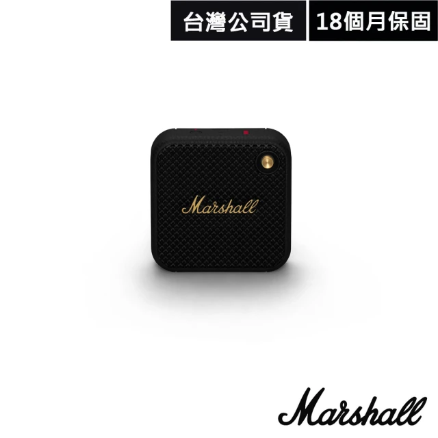 【Marshall】Willen攜帶式藍牙喇叭/公司貨(古銅黑)