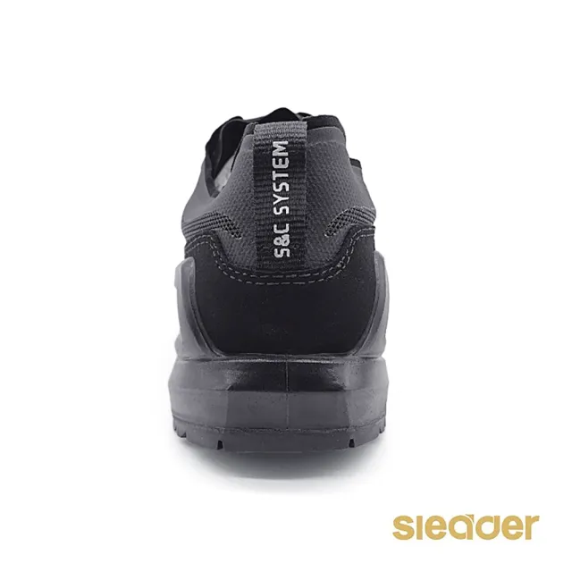【sleader】輕量透氣戶外休閒男鞋-SD209(黑)