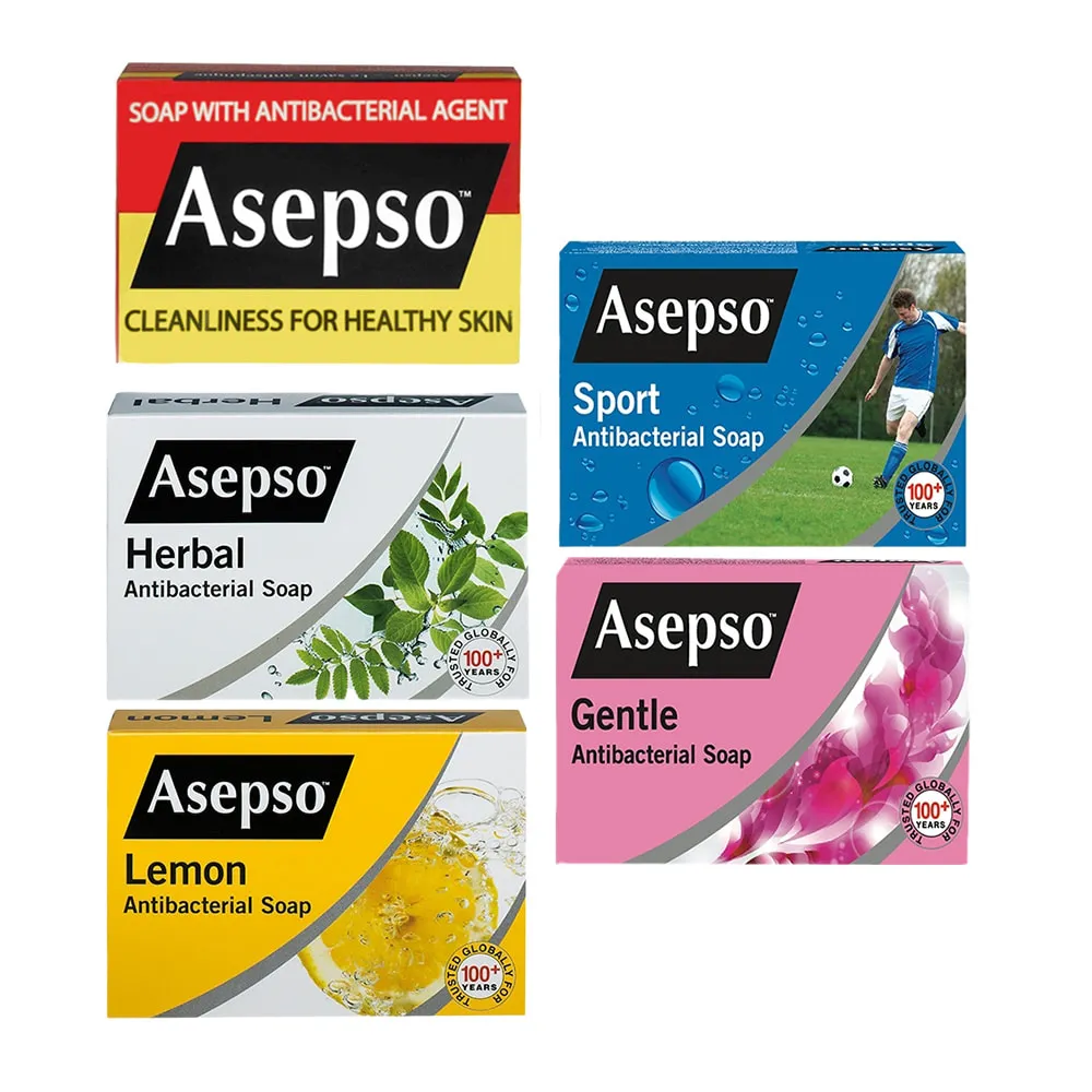【ASEPSO 安施露】抗菌香皂3入(80g/顆 平輸品)