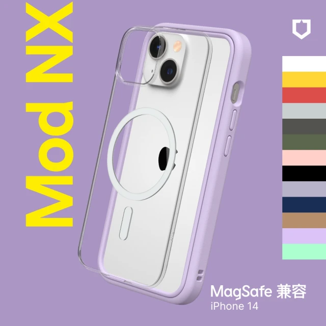 RHINOSHIELD 犀牛盾 iPhone 14 6.1吋 Mod NX MagSafe兼容 超強磁吸手機保護殼(邊框背蓋兩用手機殼)