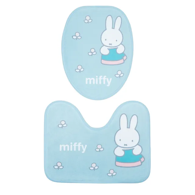 【Miffy 米飛】浴廁馬桶墊組 兔年 交換禮物(兩入)