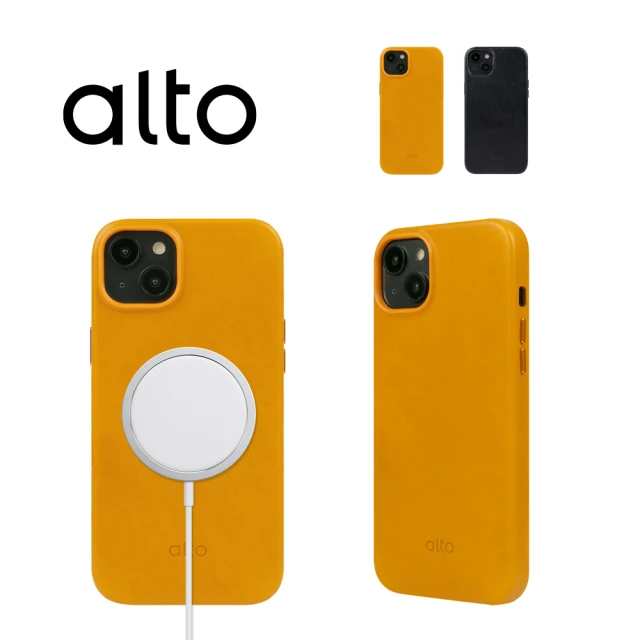 【Alto】iPhone 14 Plus 6.7吋 Clop系列 磁吸式皮革全包覆輕薄防摔手機殼(支援MagSafe 真皮 輕薄 防摔)