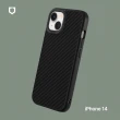 【RHINOSHIELD 犀牛盾】iPhone 14/Plus/14 Pro/14 Pro Max SolidSuit碳纖維紋路防摔背蓋手機保護殼