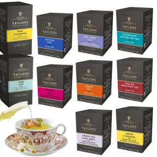 【Taylors 泰勒茶】即期品-英國皇室經典泰勒茶包系列20入/盒(賞味期:2024/07/31-10/31)