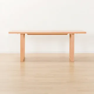 【NITORI 宜得利家居】◎實木餐桌 N COLLECTION T-06U 180 NA(實木餐桌 NCOLLECTION 實木 櫸木)