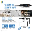 【KTNET】KUE205P USB2.0 公母 單晶片訊號增強延長線5M(附DC電源線)