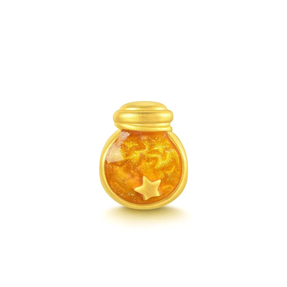 【點睛品】Charme Mini 星光許願瓶-夢想之星 黃金串珠