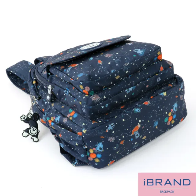 【iBrand】雙11 簡約輕盈尼龍多功能後背包(動物星球)