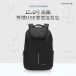 【Didoshop】15.6吋 商務外接USB筆電後背包(BK153)