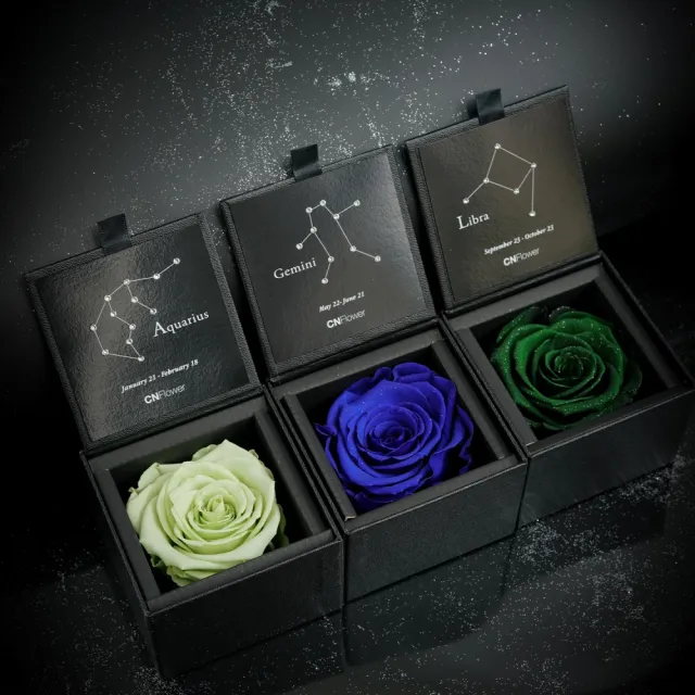 【CNFlower 西恩】星座恆星花2.0-12星座 情侶閨蜜奢華星座組(送禮/買花/恆星花/花禮/星座/生日禮)