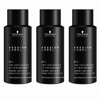 【Schwarzkopf 施華蔻】黑魔法系列-黑颶風定型噴霧 100ml 3入組 新包裝(平輸版)