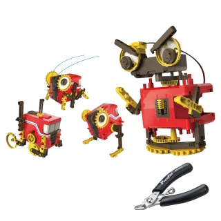 【寶工科學玩具】4合1變形蟲加不鏽鋼斜口鉗套組(科學玩具/DIY玩具/教育玩具/科學教具)