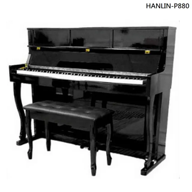 【HANLIN】P880 高階立式數位電鋼琴 直立款(88鍵 256複音 數位鋼琴 外槌漸進式配重)