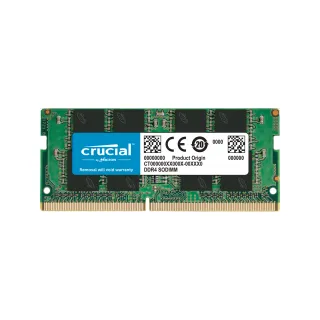 【Crucial 美光】DDR4 3200_8G NB用記憶體(CT8G4SFRA32A/原生3200顆粒)