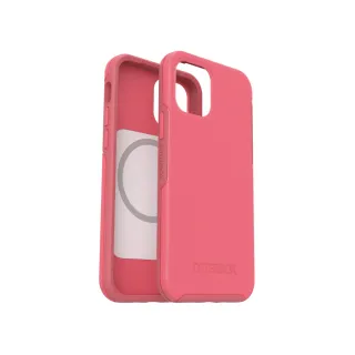 【OtterBox】iPhone 12 / 12 Pro 6.1吋 Symmetry Plus 炫彩幾何保護殼-粉(Made for MagSafe 認證)