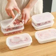 【Dagebeno荷生活】冰箱肉類保鮮專用收納盒冷凍分裝分格保鮮盒備菜盒-超值八件組(四款各2入)