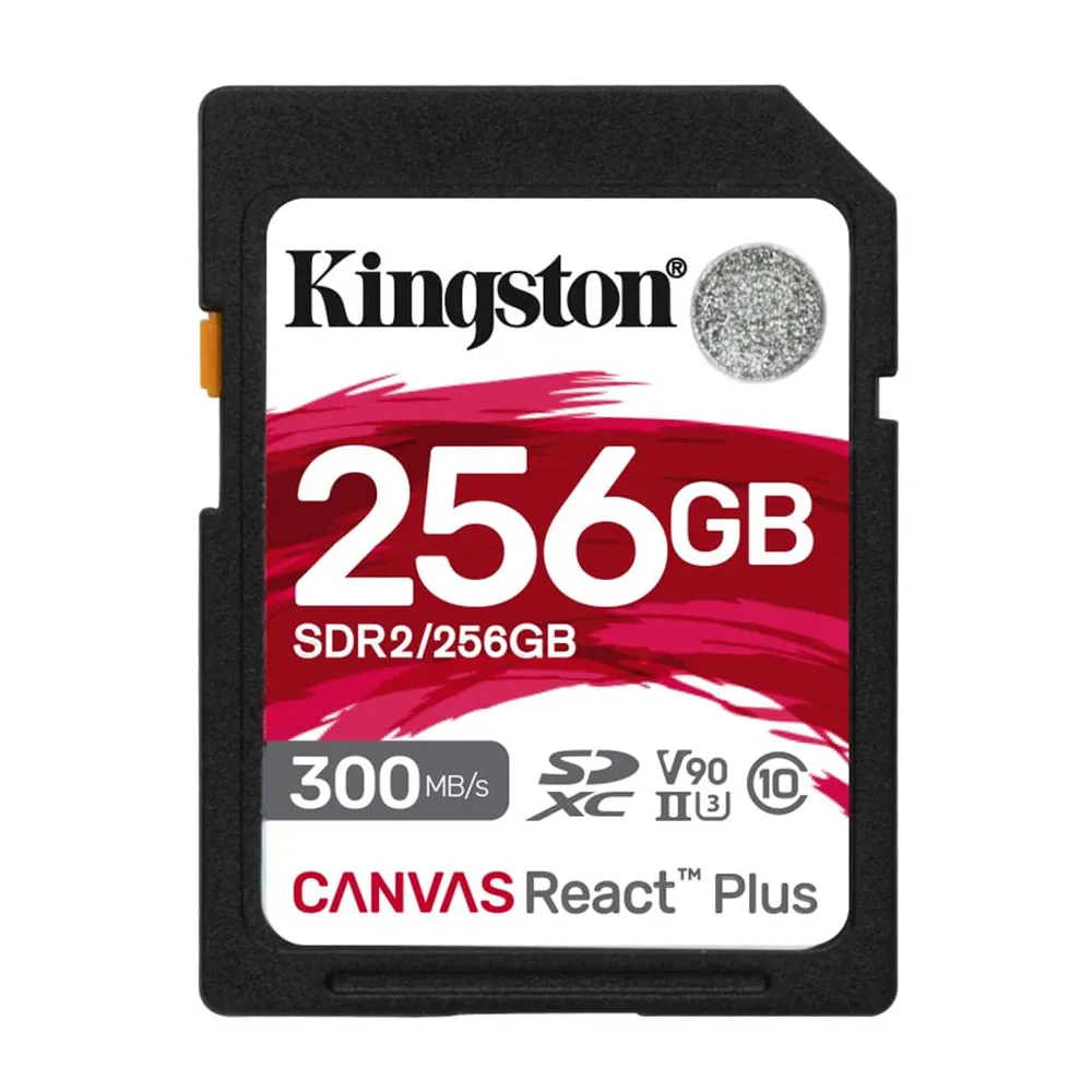 【Kingston 金士頓】256GB SDXC SD UHS-I U3 V90 UHS-II 記憶卡(SDR2/256GB 平輸)