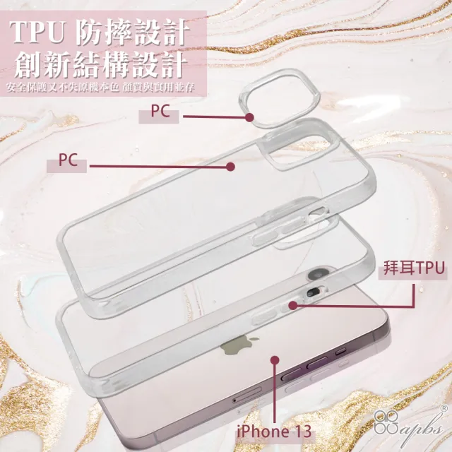 【apbs】iPhone 14 Pro Max / 14 Pro / 14 Plus / 14 輕薄軍規防摔水晶彩鑽手機殼(迷蝶香)