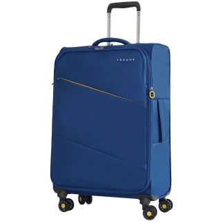 【Verage 維麗杰】24吋六代極致超輕量系列布面行李箱/布箱/布面行李箱/布面箱(藍)