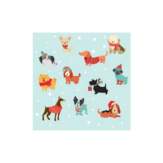 【Paper+Design】Merry Dogs(餐巾紙 蝶谷巴特 餐桌佈置)